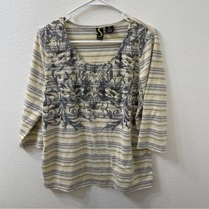 Spartelle blouse striped pxl